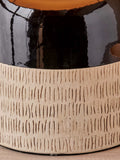 Pacific Lotta stoneware table lamp H51cm Dia35cm, UK version