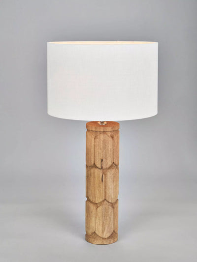 John Lewis Pacific Aurelia Wooden Table Lamp - H67 x Dia.35cm- Buy online at McGrocer