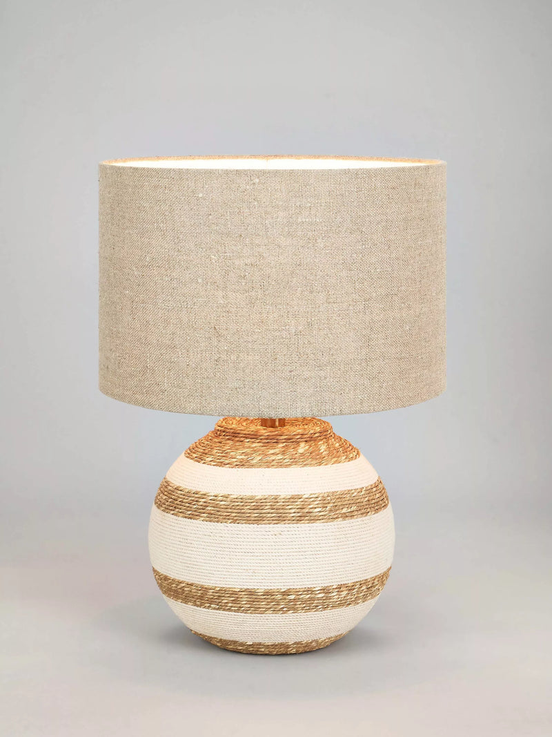 Pacific Talalla seagrass table lamp, Natural - British product