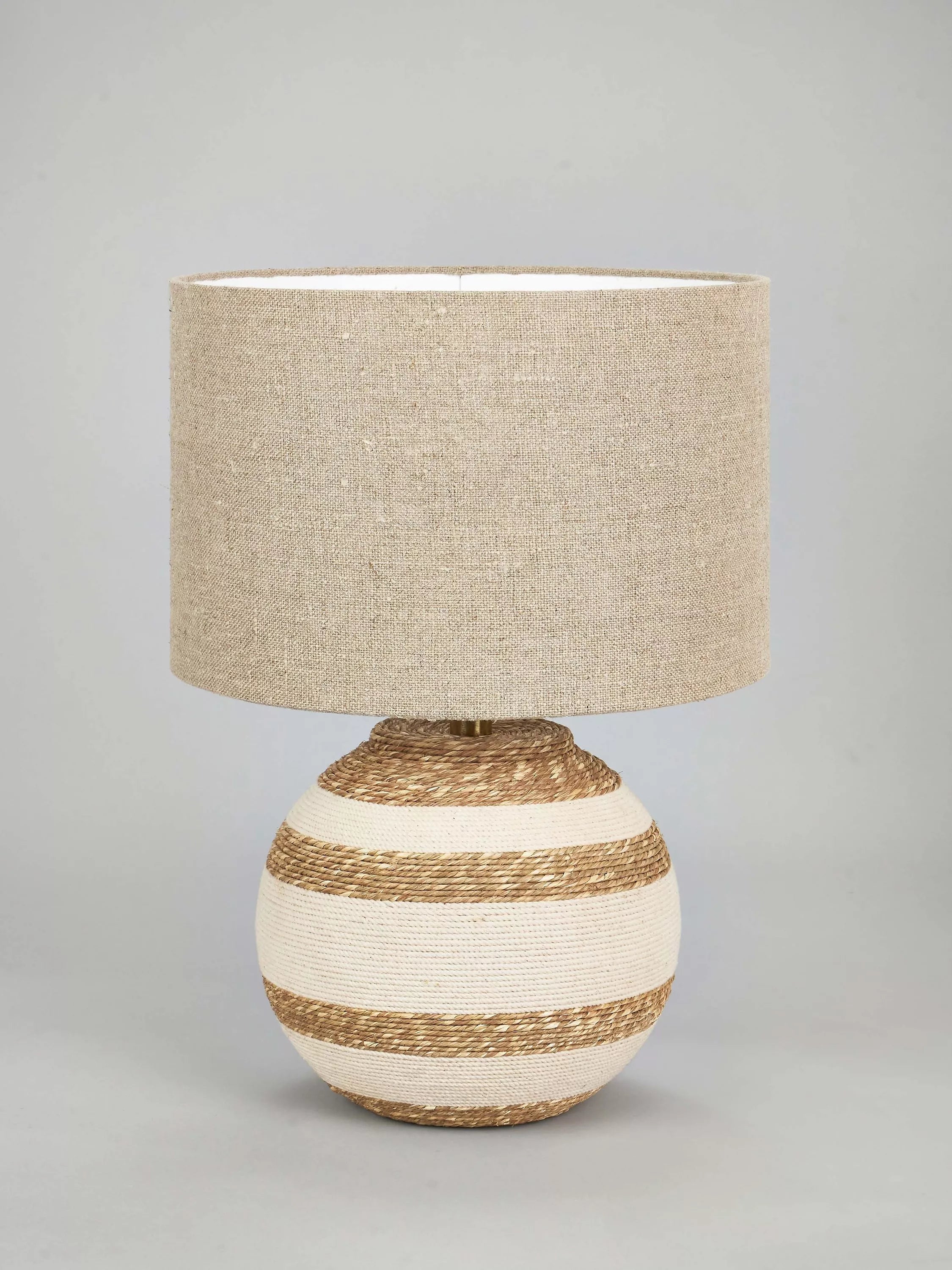 Pacific Talalla seagrass table lamp, Natural - British product