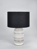 Pacific stoneware table lamp grey medium - British product