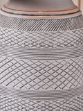 Pacific stoneware table lamp grey medium - British product