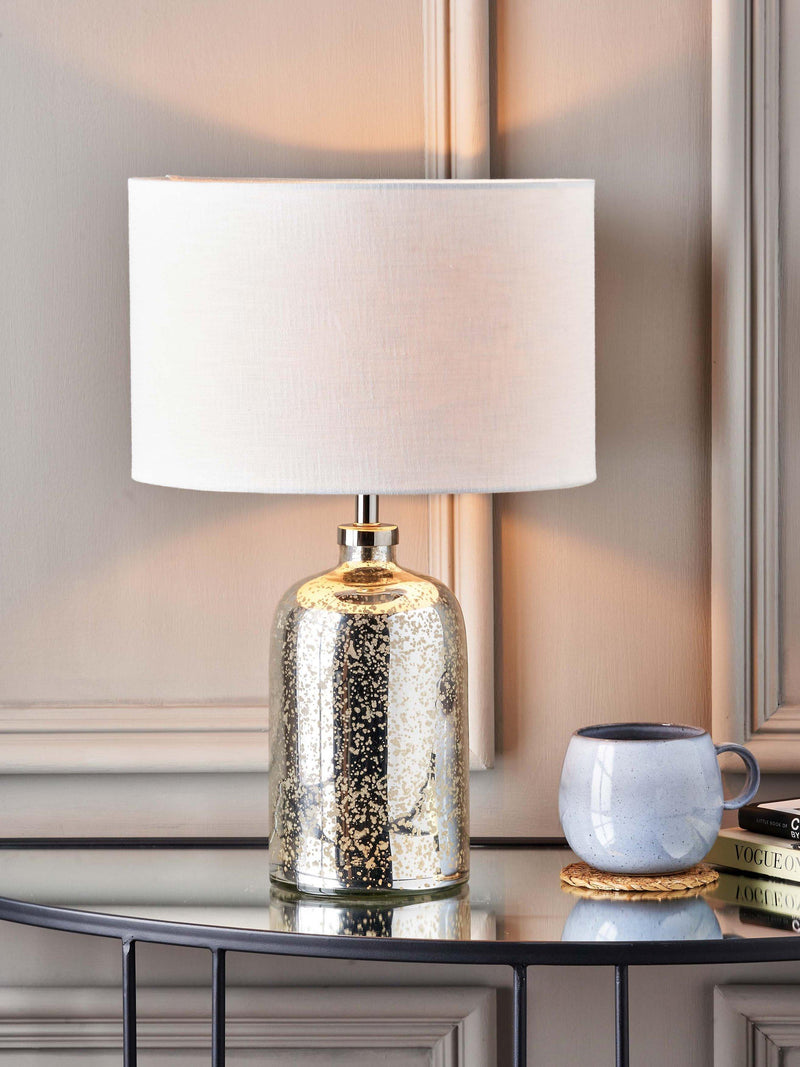 Lampe de table en verre Ophelia du Pacifique, taille moyenne - Produit britannique