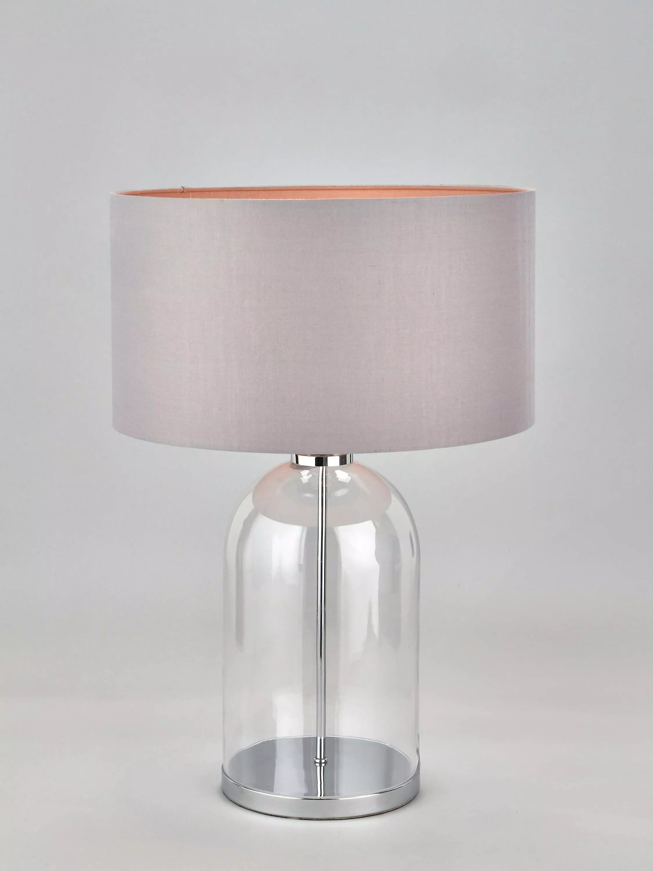 Pacific clear glass cloche table lamp medium imported from the UK