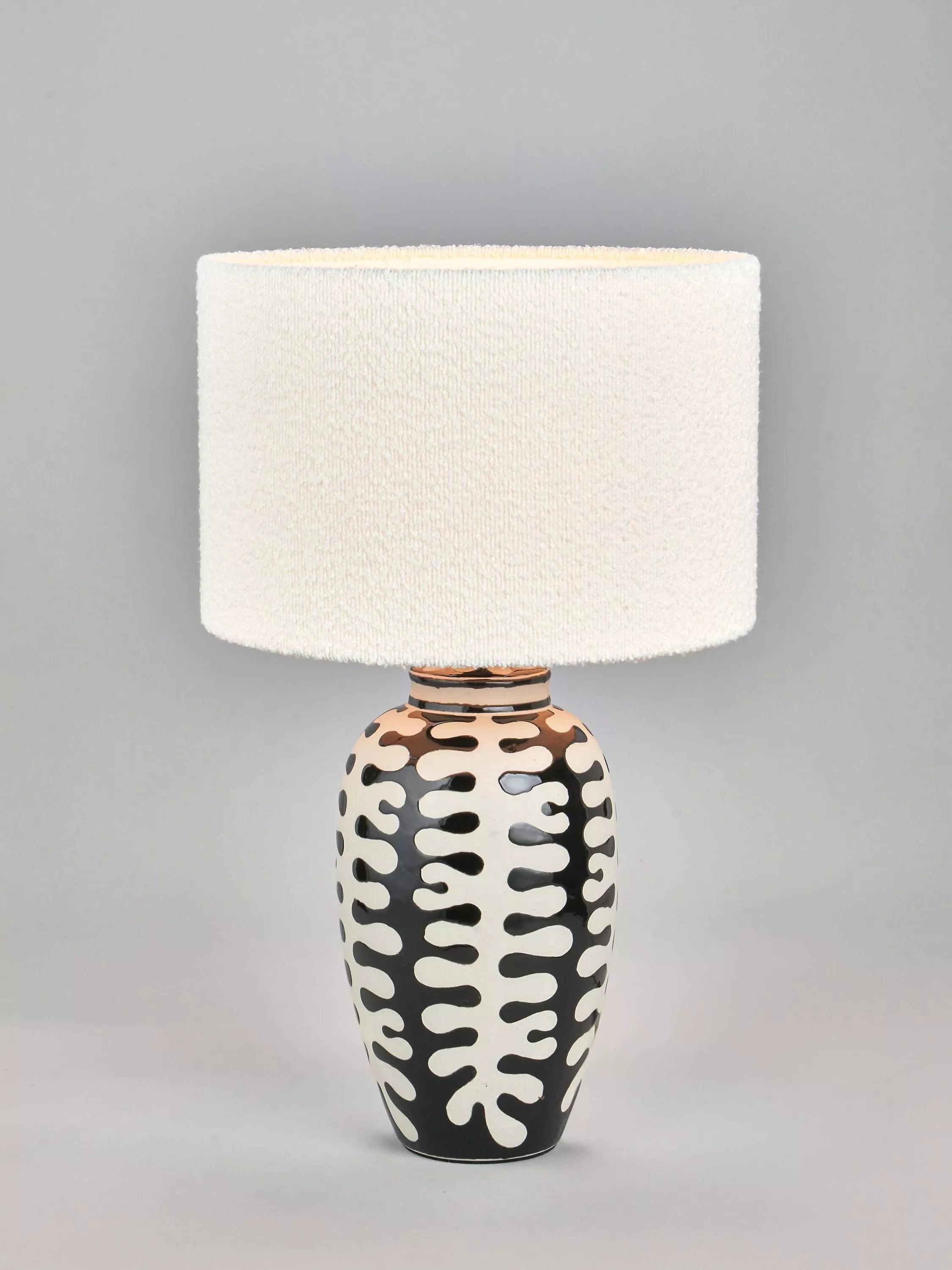 Pacific Elkorn tall ceramic table lamp - British product