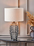 Pacific Elkorn tall ceramic table lamp - British product
