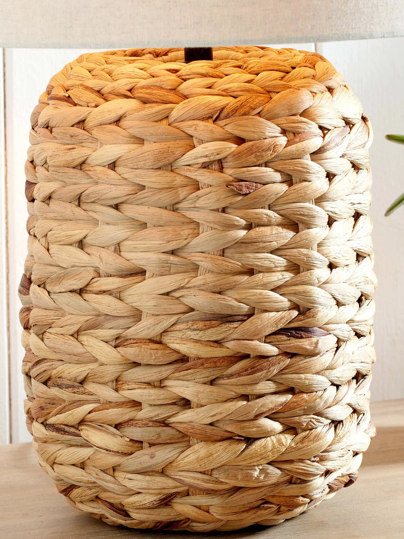 Pacific Zadi water hyacinth table lamp natural (British brand)