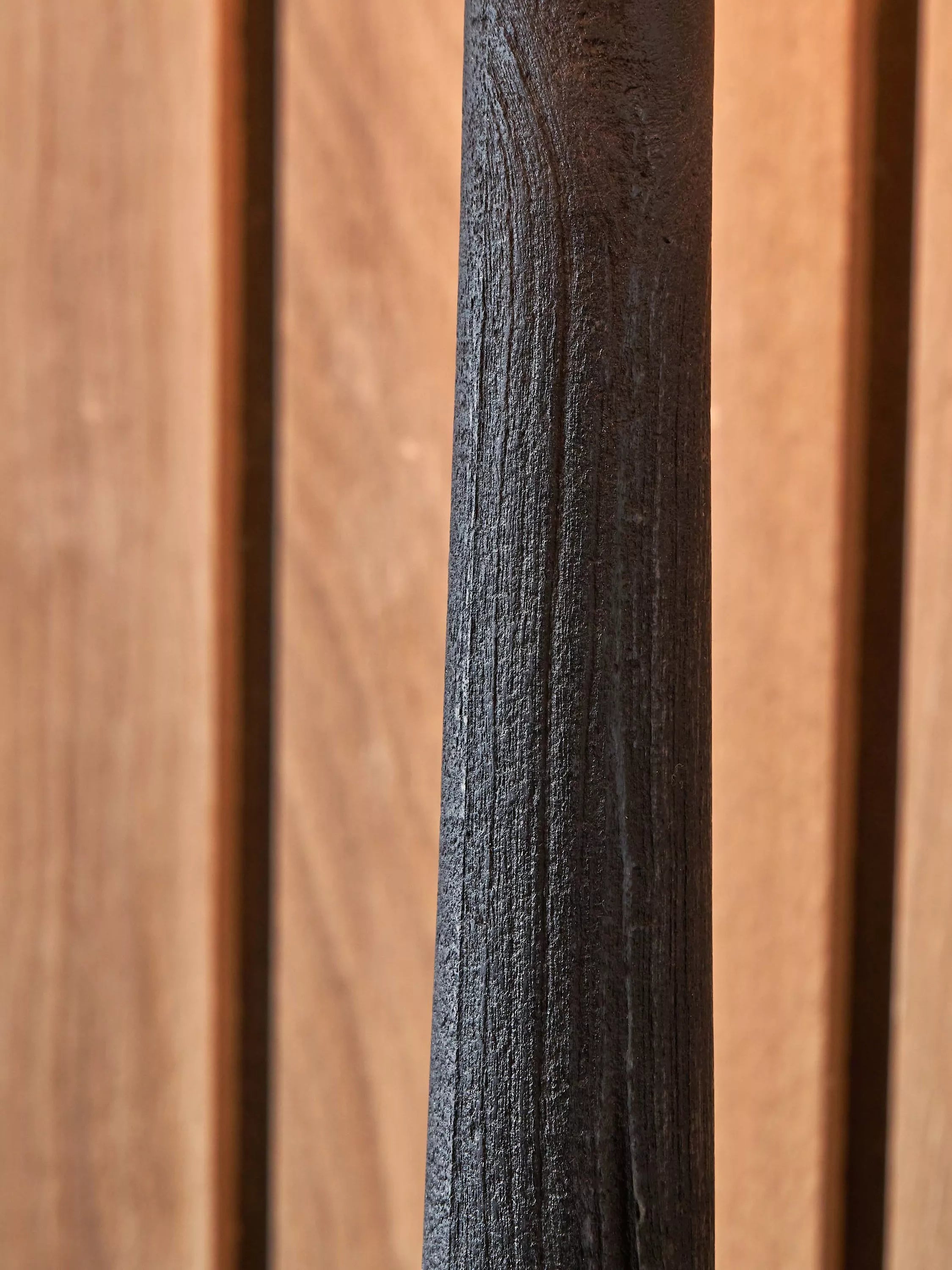 Pacific Marin black wooden table lamp large, imported from the UK
