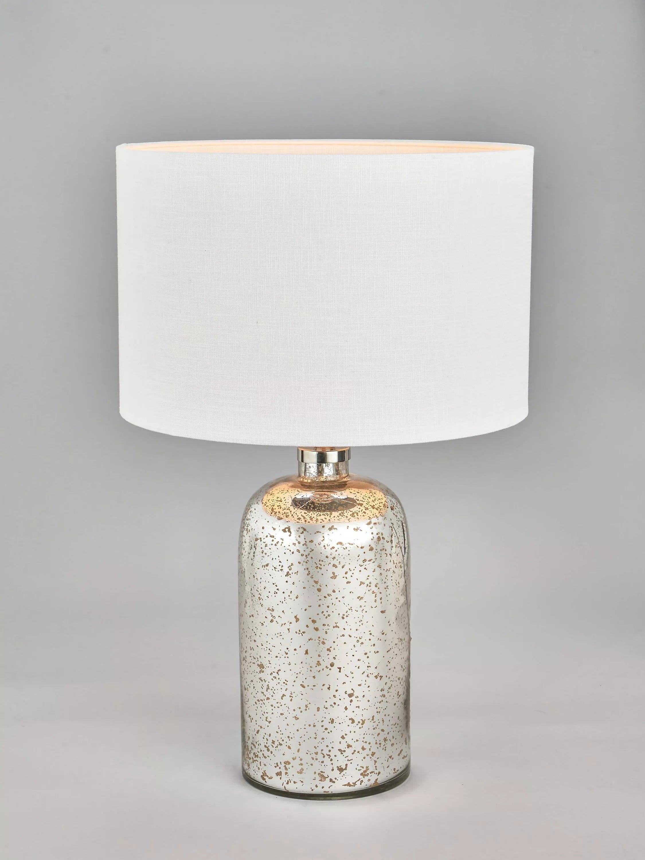 Pacific Ophelia mercury glass table lamp medium size, imported from the UK