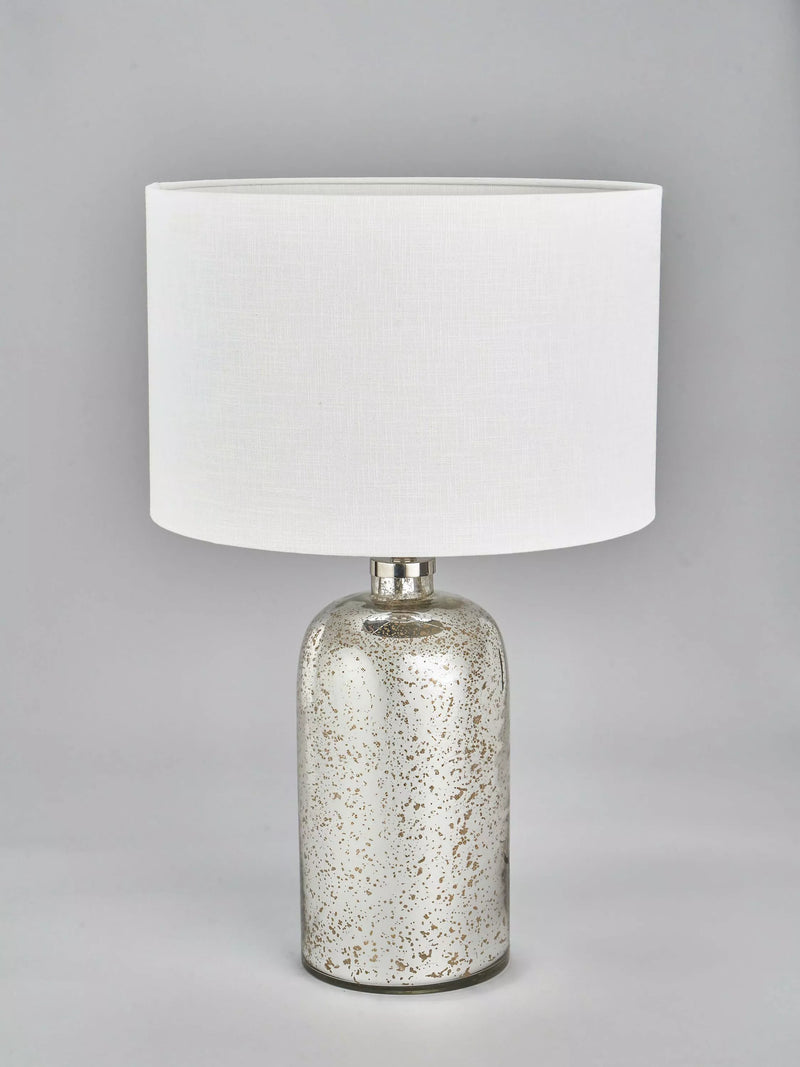 Pacific Ophelia mercury glass table lamp medium size, imported from the UK