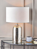 Pacific Ophelia mercury glass table lamp medium size, imported from the UK