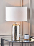 Pacific Ophelia mercury glass table lamp medium size, imported from the UK