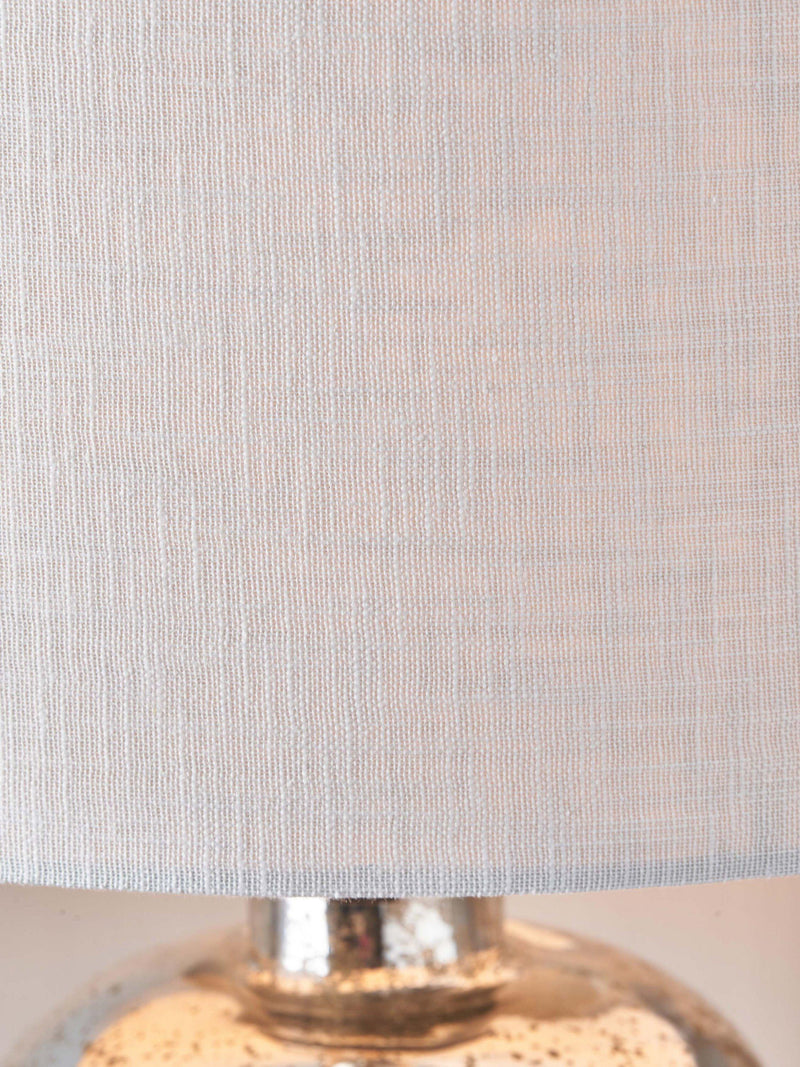 Pacific Ophelia mercury glass table lamp medium size, imported from the UK