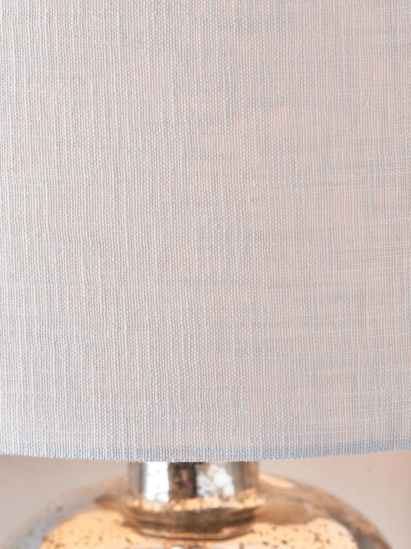 Pacific Ophelia mercury glass table lamp medium size, imported from the UK