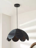 Pacific black raffia pendant ceiling light (British brand)