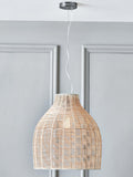 Pacific Caswell natural rattan pendant light 40cm, UK version