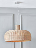 Pacific Caswell natural dome pendant light 31x52cm, UK version