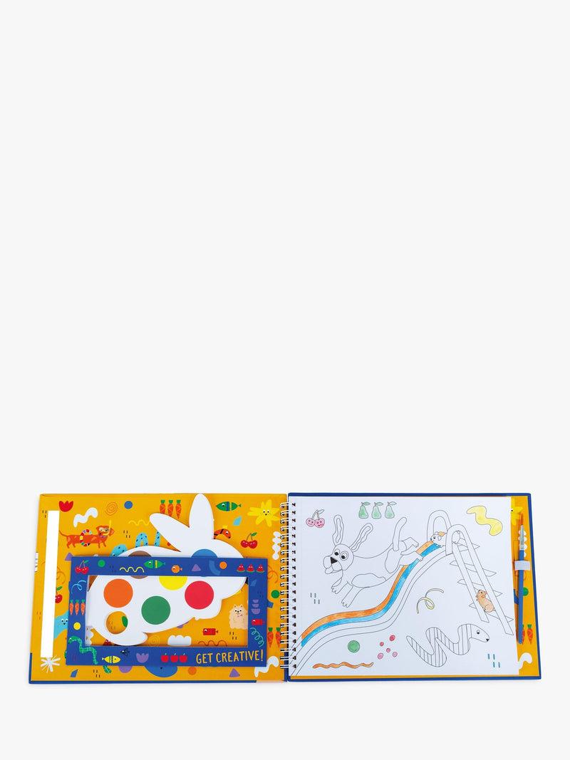 Floss & Rock My Paint Pad with rabbit palettes - British product
