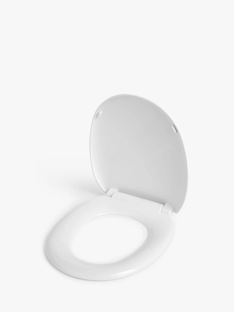 John Lewis white bottom fix toilet seat - British product