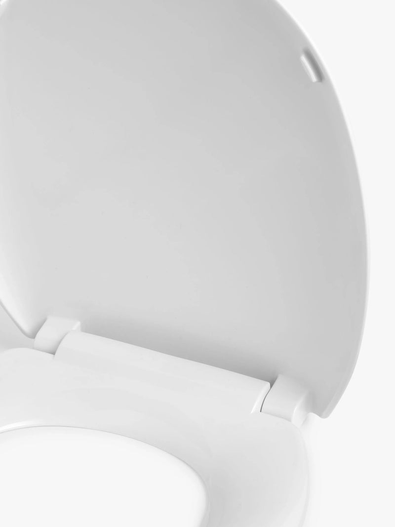 John Lewis white bottom fix toilet seat - British product
