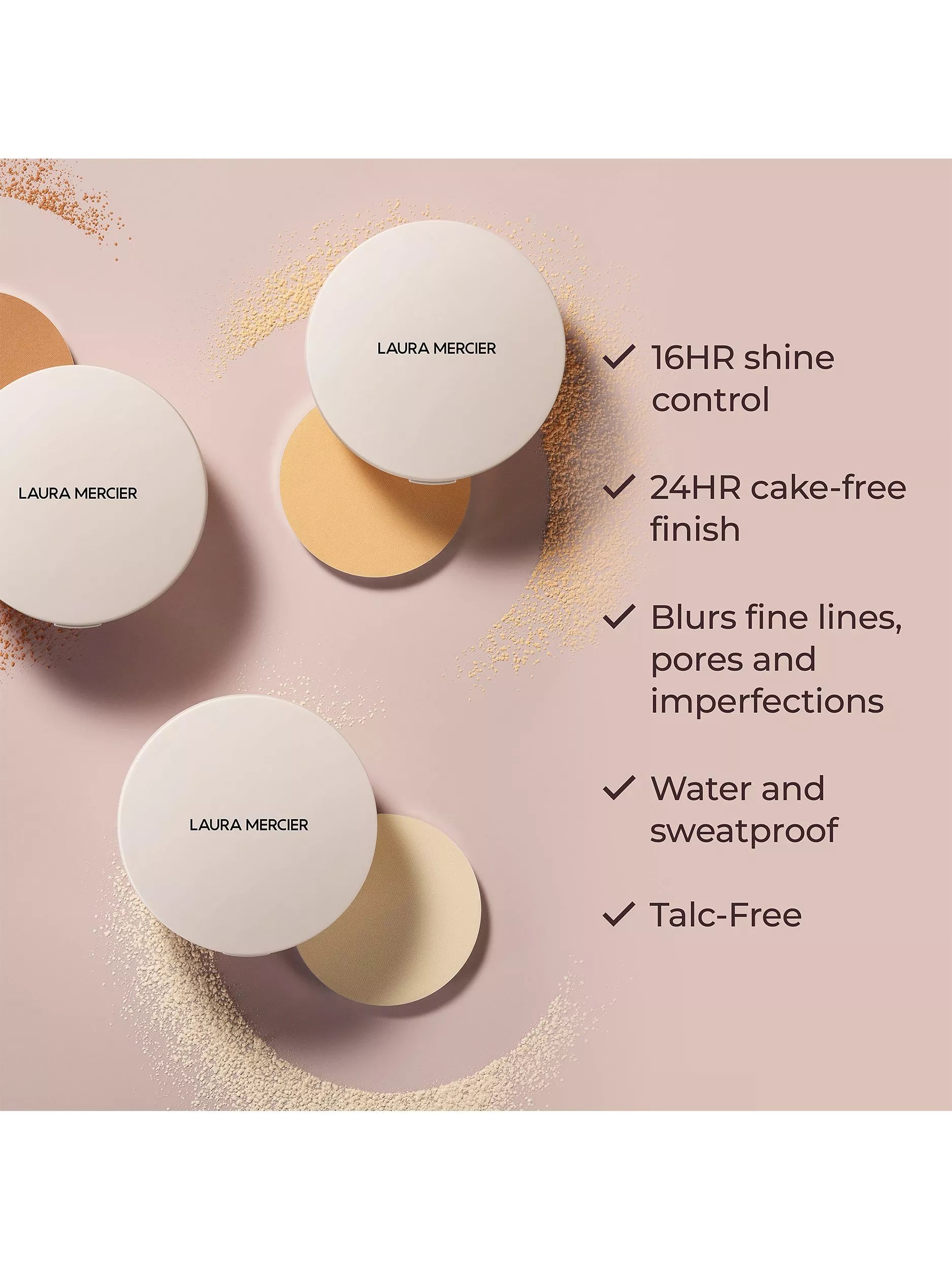 Laura Mercier Ultra-Blur Pressed Setting Powder, Translucent Medium Deep