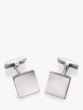 Hoxton London sterling silver square cufflinks, UK version