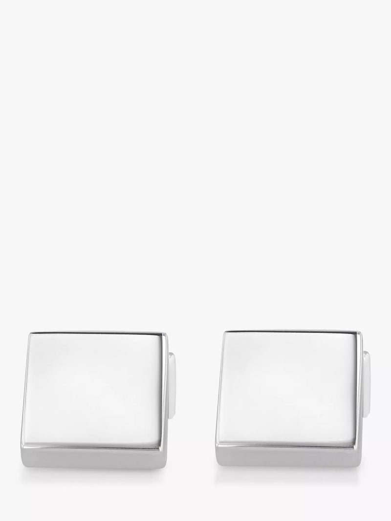 Hoxton London sterling silver square cufflinks, UK version