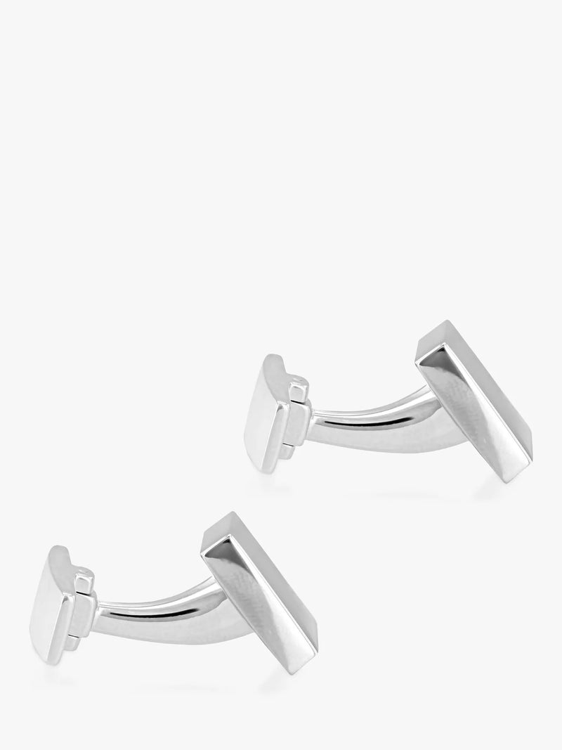 Hoxton London sterling silver square cufflinks, UK version