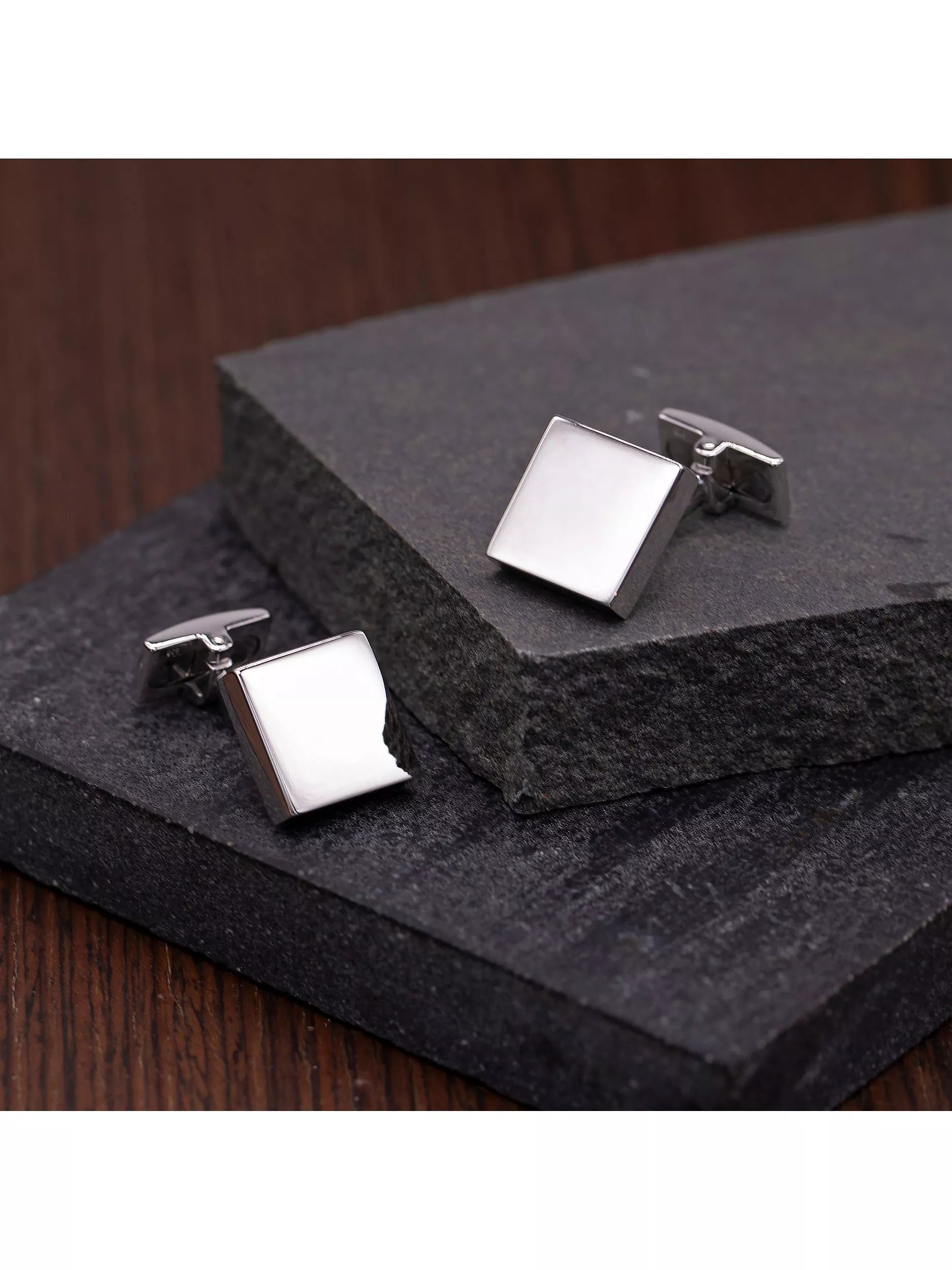 Hoxton London sterling silver square cufflinks, UK version