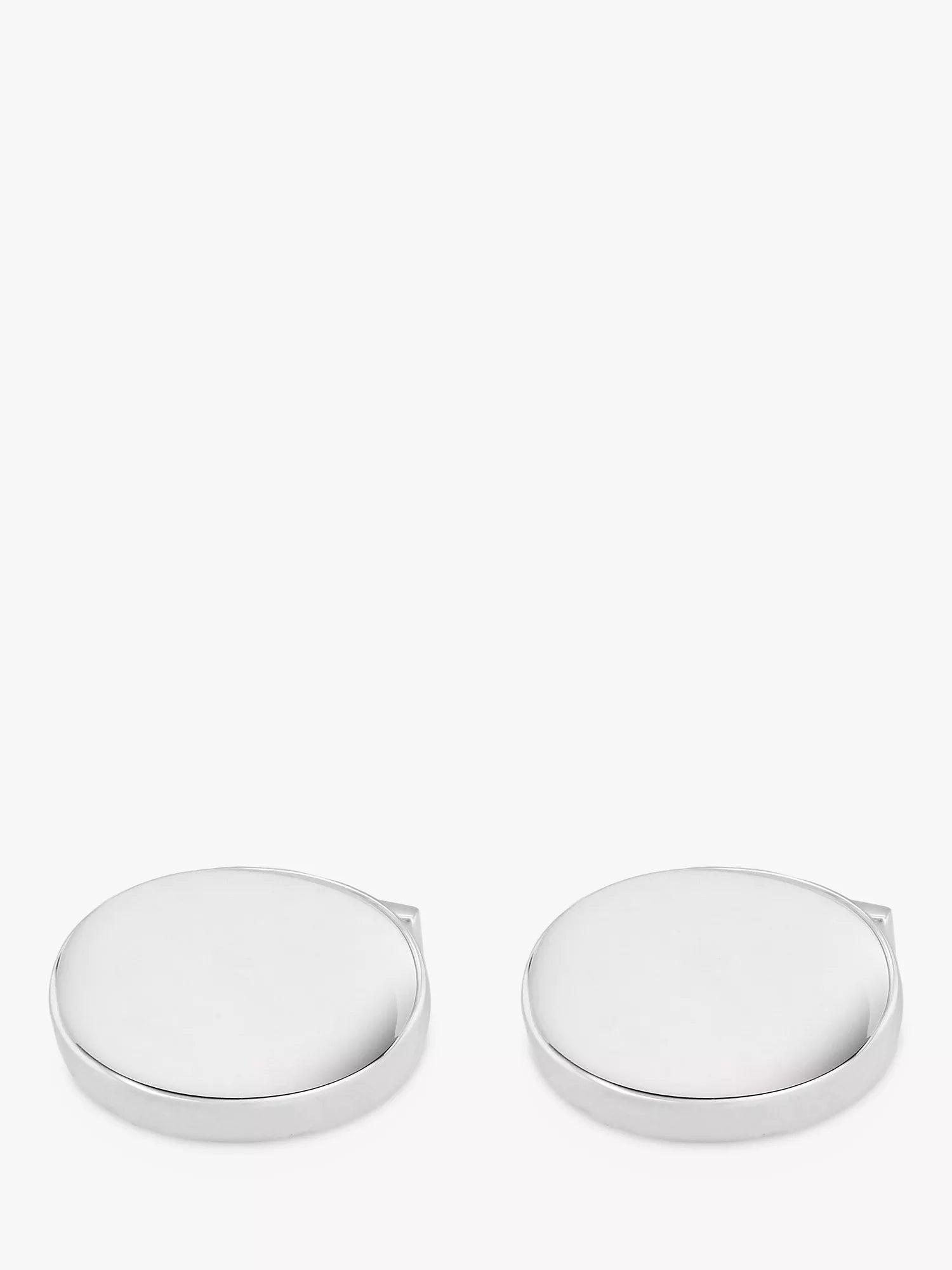 Hoxton London oval sterling silver cufflinks, UK version