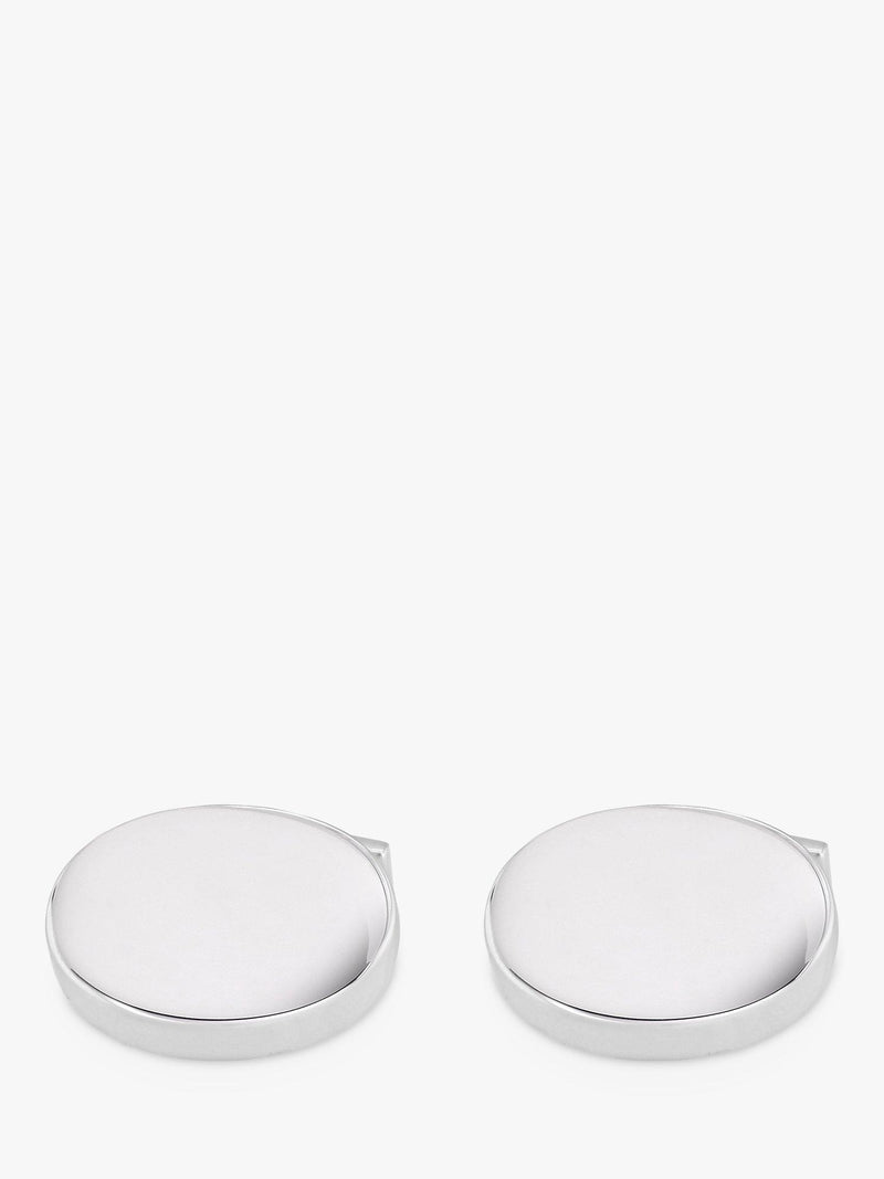 Hoxton London oval sterling silver cufflinks, UK version