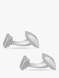 Hoxton London silver pyramid square cufflinks, UK version