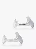 Hoxton London sterling silver cat's eye cufflinks 1x2.1cm (British brand)