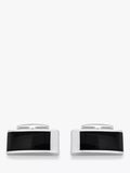 Hoxton London sterling silver onyx cufflinks, imported from the UK