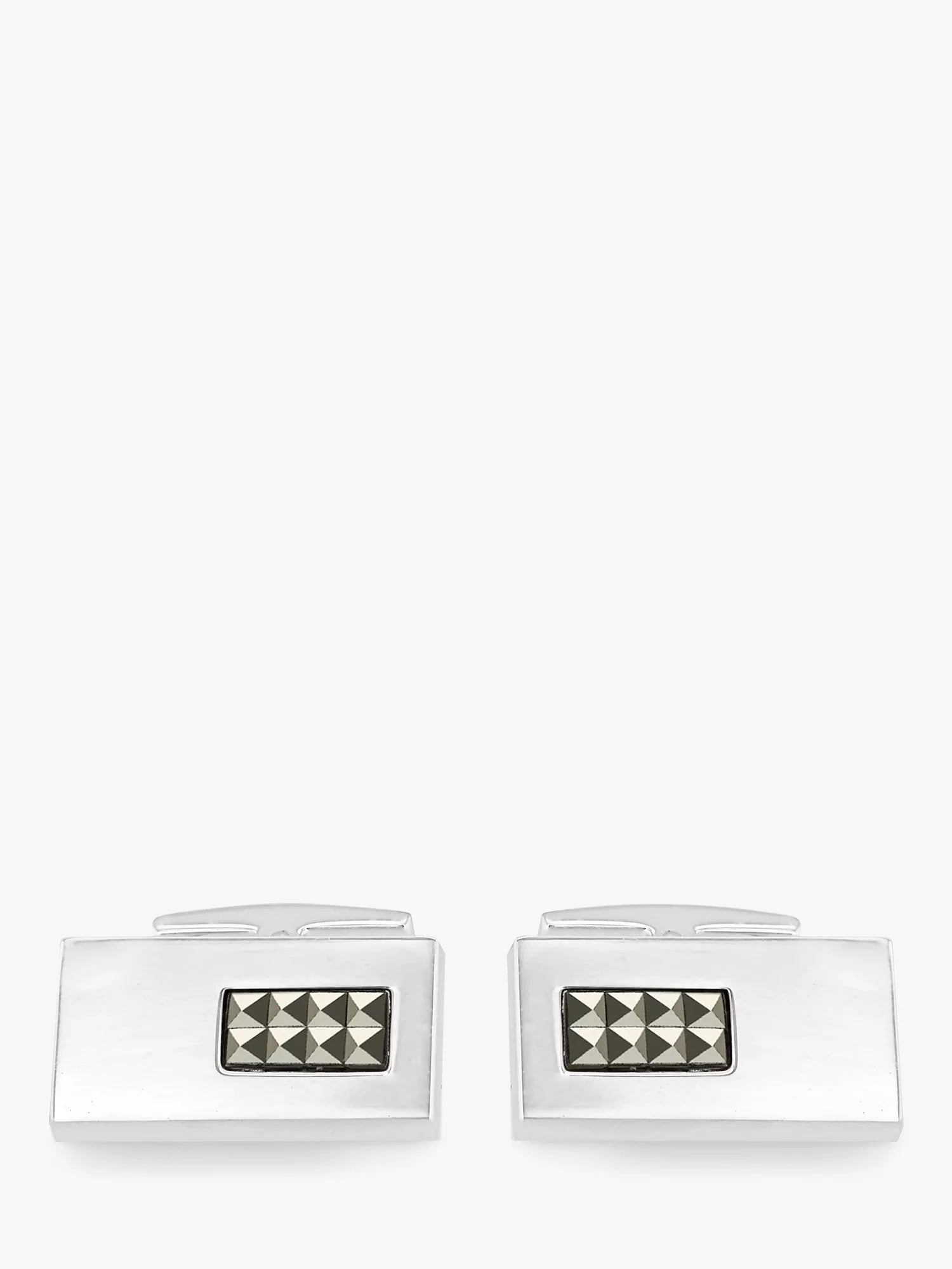 Hoxton London pyramid marcasite cufflinks 1x2cm - British product