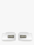 Hoxton London pyramid marcasite cufflinks 1x2cm - British product