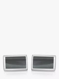 Hoxton London hematite rectangle cufflinks (British brand)