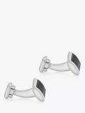 Hoxton London hematite rectangle cufflinks (British brand)