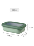 Mepal food storage bowl rectangular 500ml, UK version