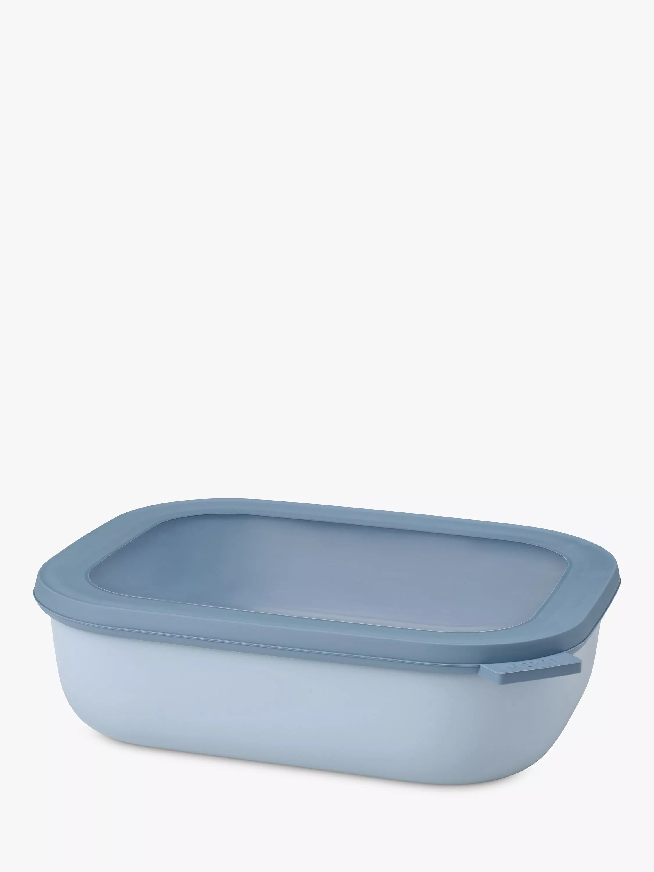 Mepal Cirqula large rectangular food storage bowl 2L, imported from the UK