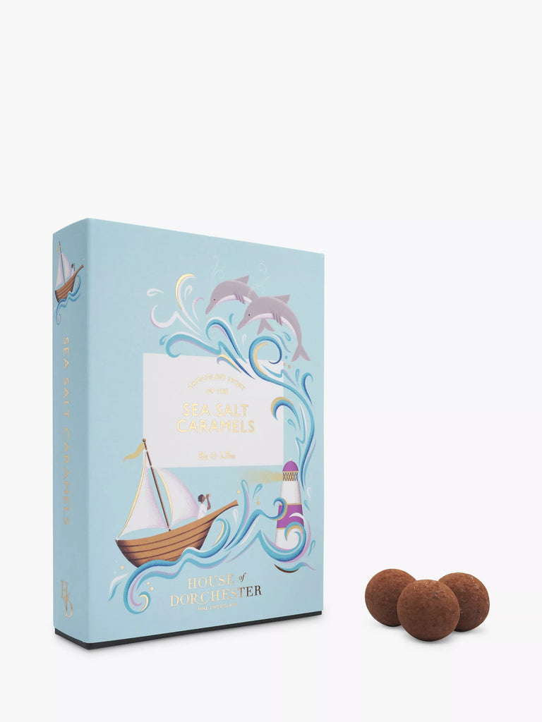 House of Dorchester Milk Chocolate Sea Salt Caramels, 90g