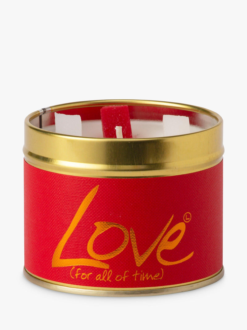 Lily-flame Love Tin scented candle 230g, UK version
