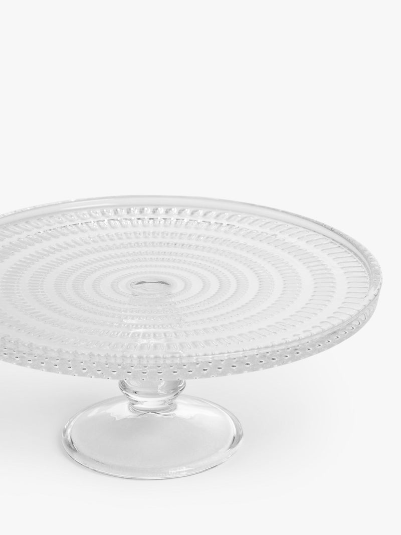 John Lewis Ava glass cake stand 25cm, imported from the UK