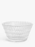 John Lewis glass dessert bowl, Clear, 12cm, UK version