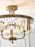 Bay Lighting Augustine ceiling light chrome faceted glass adjustable drop, UK version