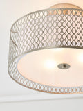 Bay Lighting Josette Deckenleuchte mit kurzem Baldachin, 43cm Durchmesser, UK-Version