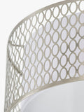 Bay Lighting Josette Deckenleuchte mit kurzem Baldachin, 43cm Durchmesser, UK-Version