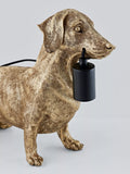 Bay Lighting Sausage Dog Gold Table Lamp - British product