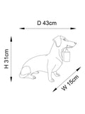 Bay Lighting Sausage Dog Gold Table Lamp - British product