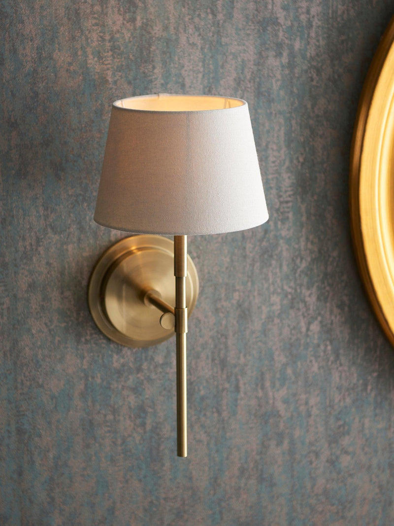 Bay Lighting Laurel wall light gold, imported from the UK
